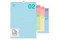 Produktbild: heaven+paper Jahresplaner A2 Bunter Design Wandkalender 2026 Pastell, hochwertig, Hergestellt in Deutschland