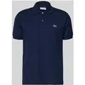 Produktbild: Lacoste Poloshirt mit Label-Stitching Modell 'L.12.12 CORE' in Marine, Größe L