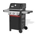Produktbild: Weber Spirit E-310 Gasgrill / 3 Brenner, Snap-Jet Zündung, Robuste Räder und Warmhalterost, 51 x 46 cm Grillfläche, Kompatibel mit Weber Works Seitenablagen, Schwarz/Silber