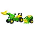 Produktbild: Rolly Toys Junior Traktor John Deere mit Anhänger und Lader 811496