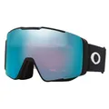 Produktbild: Oakley Line Miner Pro L Skibrille Matte Black/Prizm Sapphire & Prizm Iced mit Zwei-Gläser-Pack, Switchlock -Technologie und nachhaltigem Design für perfekte Anpassung auf der Piste.