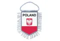 Produktbild: Mini Fahne Länder Auto Souvenir Wappen Polen POLSKA Adler