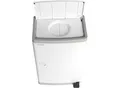 Produktbild: Windeleimer Janibell Diaper Pail, Volumen 43 l, mit Fußpedal & Doppeldeckel, L 140 x B 292 x H 422 mm, ABS-Kunststoff, weiß