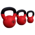 Produktbild: GORILLA SPORTS® Kettlebell - 2-32 kg Gewichte, Einzeln/Set, Gusseisen, Vinyl Beschichtung, Bodenschonende - Kugelhantel, Schwunghantel, Kugelgewicht, Rundgewichte für Fitness, Gym, Krafttraining