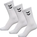 Produktbild: hummel Sportsocken Crew Basic weiss - 3 Paar, Größe: 46-48