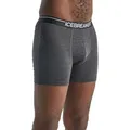 Produktbild: Icebreaker Boxershorts Anatomica (Merinowolle) Unterwäsche grau Herren grau M