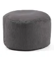 Produktbild: mokebo Pouf Der faule Lenz (aus Cordstoff), Sitzhocker, Bodenkissen, Fußhocker, Hocker, Sitzkissen in Anthrazit