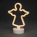 Produktbild: Konstsmide -100 LED Schlauchsilhouette Engel, mit 6h Timer, 90 warm weiße Dioden