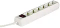 Produktbild: Hama 6-fach Steckdosenleiste 30384 6F-ST.D.M.SCH.I.P.1 mit Schalter Kabel 1,4 m