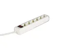 Produktbild: HAMA Steckdosenleiste 6-fach, mit Schalter, 1,4 m, Weiß (00030384) #1906858