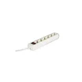Produktbild: Hama 00030384 Steckdosenleiste 6-fach mit Schalter 1,4m Weiß