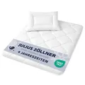 Produktbild: Julius Zöllner Kindersteppbett-Set 4-Jahreszeiten, Duo-Decke mit Druckknöpfen und Kissen, Größe 100x135 cm + 40x60 cm