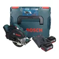 Produktbild: Bosch GKM 18V-50 Professional Metall Handkreissäge 136 mm + 2x Akku 4 Ah + Lader