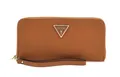 Produktbild: GUESS MERIDIAN Large Zip Around Cognac, Damen-Geldbörse Portemonnaie Wallet