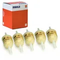 Produktbild: 5X ORIGINAL MAHLE KRAFTSTOFFFILTER LEITUNGSFILTER UNIVERSAL FILTER KL13