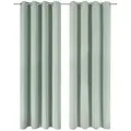 Produktbild: Blumtal Verdunklungsvorhänge, Grün, Kunststoff, Rechteckig, 140x295 cm, Oeko-Tex® Standard 100, Wohntextilien, Gardinen & Vorhänge, Verdunkelungsvorhänge