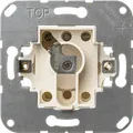 Produktbild: Jung 134.15 Jalousie-Schlüsselschalter (Einsatz) ohne Demontageschutz , Wendetaster, 1-polig (1 Antrieb), UP