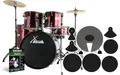 Produktbild: XDrum Rookie Schlagzeug Set Drumset Rot (22