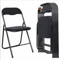 Produktbild: Klappstuhl Manitu, Starker Metallrahmen, Schwarz,  Tragfähig 110 Kg, 4er Set