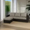 Produktbild: P & B Ecksofa, Cappuccino, Mokka, Textil, Füllung: Schaumstoffflocken, seitenverkehrt montierbar, 228x147 cm, Liegefunktion, Rücken echt, Wohnzimmer, Sofas & Couches, Wohnlandschaften, Ecksofas mit Schlaffunktion