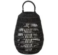 Produktbild: Lambert Windlicht Laterne Cahaya Outdoor Kordel Schwarz (47cm)