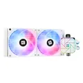 Produktbild: Thermalright AQUA ELITE 240 WHITE V3 Flüssig-CPU-Kühler, 240 Kühlreihen, 2 x
