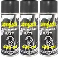 Produktbild: LudwigLacke 3 Lackspray Schwarz matt 400 ml je Spraydose