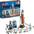 Produktbild: LEGO 60228 City Weltraumrakete mit Kontrollzentrum, Mars Expedition Set, von der NASA inspiriertes Weltraumspielzeug für Kinder mit Astronauten, W...