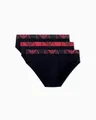 Produktbild: Emporio Armani Herren Bold Monogram 3-Pack Brief, Schwarz, XL, Schwarz, XL