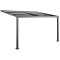 Produktbild: Vente-Unique Anlehnende, Anthrazit, Kunststoff, Metall, Uni, Rechteckig, 400x200x298 cm, Sonnen- & Sichtschutz, Pavillons & Pergolas, Pergolas
