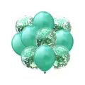 Produktbild: Konfetti Luftballon Set Geburtstag Party Baby Shower Hochzeit Deko Ballons Grün