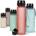 Produktbild: 720°DGREE Trinkflasche 1l Sport “uberBottle“ softTouch +Sieb - BPA-Frei - Wasserflasche für Uni, Arbeit, Fitness, Fahrrad, Outdoor, Job - Sportflasche aus Tritan - Leicht, Stoßfest, Wiederverwendbar