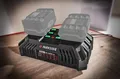 Produktbild: Parkside 20 V Akku-Doppelladegerät PDSLG 20 B1, 2 x 4,5 A