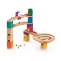 Produktbild: Hape E6021 Endspurt Quadrilla Murmelbahn 58-teilige horizontale Kugelbahn Holz