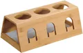 Produktbild: KESPER® Flaschenhalter, mit Abtropfschale, für 3 Flaschen, aus FSC®-zertifiziertem Bambus
