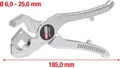 Produktbild: KS TOOLS Werkzeuge-Maschinen GmbH Schlauchabschneider Ø 6-25mm (222.2060)