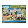 Produktbild: PLAYMOBIL Country 70511 PKW blauer Jeep mit Ponyanhänger Pferd Offroad Neu & Ovp
