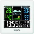 Produktbild: ECG MS 300 Multifunktions Wetterstation mit Funk-Außensensor, Wettervorhersage für 1 Tag, Thermometer, Hygrometer, Indoor/Outdoor (Farbdisplay), Weiß S, Weiss