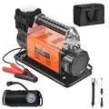 Produktbild: VEVOR Tragbarer 12-V-Reifenfüller, 7,06 CFM Hochleistungs-Luftkompressor, 150 PSI Offroad-Luftpumpe mit Adaptern für Auto, SUV, Wohnmobil, LKW _ Ink