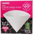 Produktbild: Hario V60-02, weiß, 40 St, 40 Stück