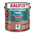 Produktbild: BAUFIX Pflasterstein Farbe rot, matt, 2.5 Liter, Beton- und Bodenfarbe, mit gute Haftung, für Beton/Pflastersteine, langer Witterungsschutz