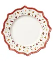 Produktbild: Villeroy Boch TOY'S DELIGHT Speiseteller Grün Rot Weiß Porzellan Ø 28,4 cm