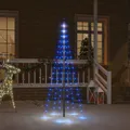 Produktbild: LED-Weihnachtsbaum für Fahnenmast Blau 108 LEDs 180 cm