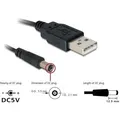 Produktbild: Delock - Stromkabel - GS-Buchse 5,4 mm (M) zu USB (M) - 1 m (82197)