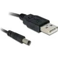 Produktbild: Delock USB2.0 A-5VOLT 2.1mm (1 m, USB 2.0) (82197)