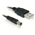 Produktbild: DELOCK USB Kabel A -> Hohlstecker St/St 5.4mm  1.00m sw