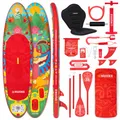 Produktbild: Stand Up Paddling Board Hochwertigem Zubehör - HUIIKE | Sup Board Aufblasbar, Stand Up Paddle Board