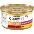 Produktbild: Gold Feine Komposition Katzenfutter nass mit Rind und Huhn 12er Pack 12 x 85g