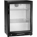 Produktbild: Bartscher Getränkekühlschrank 700121, schwarz, mit Glastür, (B/H/T) 60 x 85 x 50 cm, 124 Liter