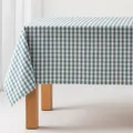 Produktbild: GAMUSI Tischdecke, schmutzabweisend, rechteckig, Vichy-Muster, Baumwolle, wasserdicht, 140 x 100 cm, Wasserfarbe